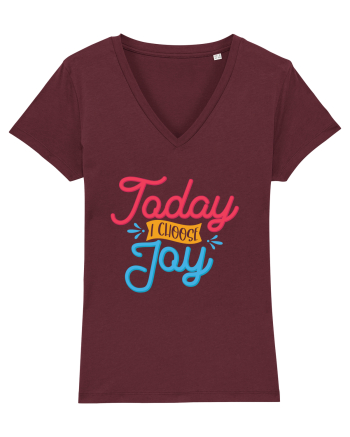 Today I Choose Joy Burgundy