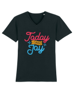 Today I Choose Joy Tricou mânecă scurtă guler V Bărbat Presenter