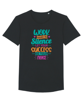 Work Hard In Silence Black