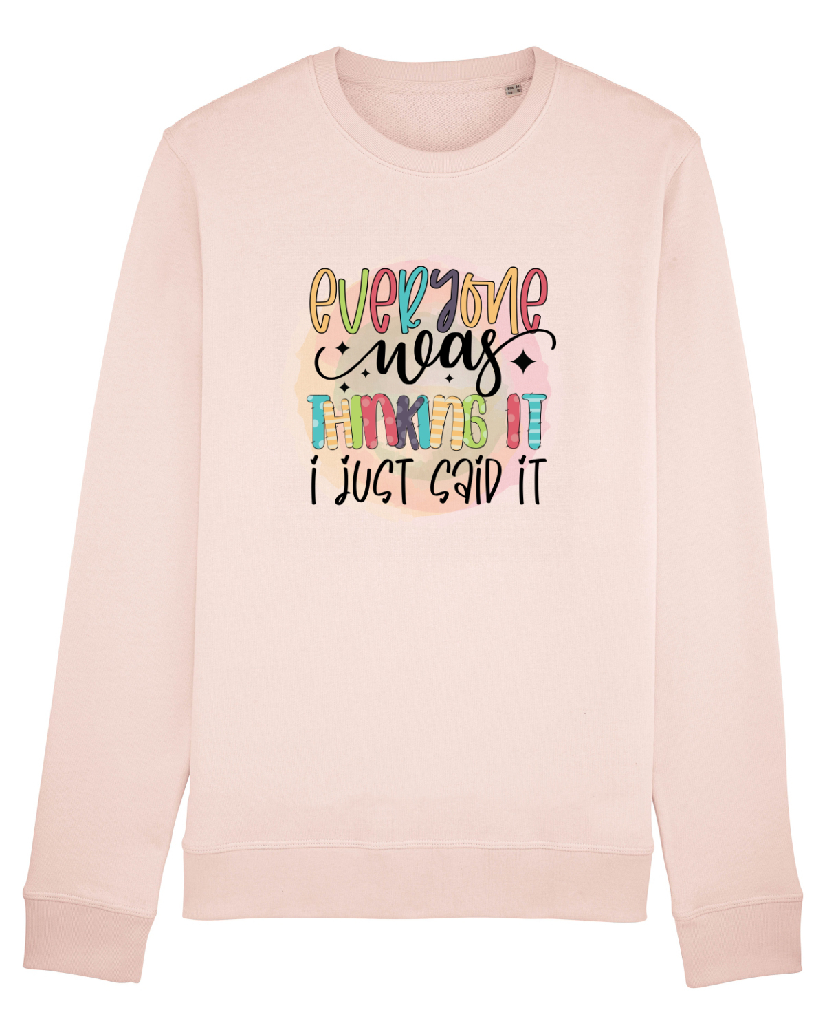Bluză mânecă lungă Unisex Rise Candy Pink