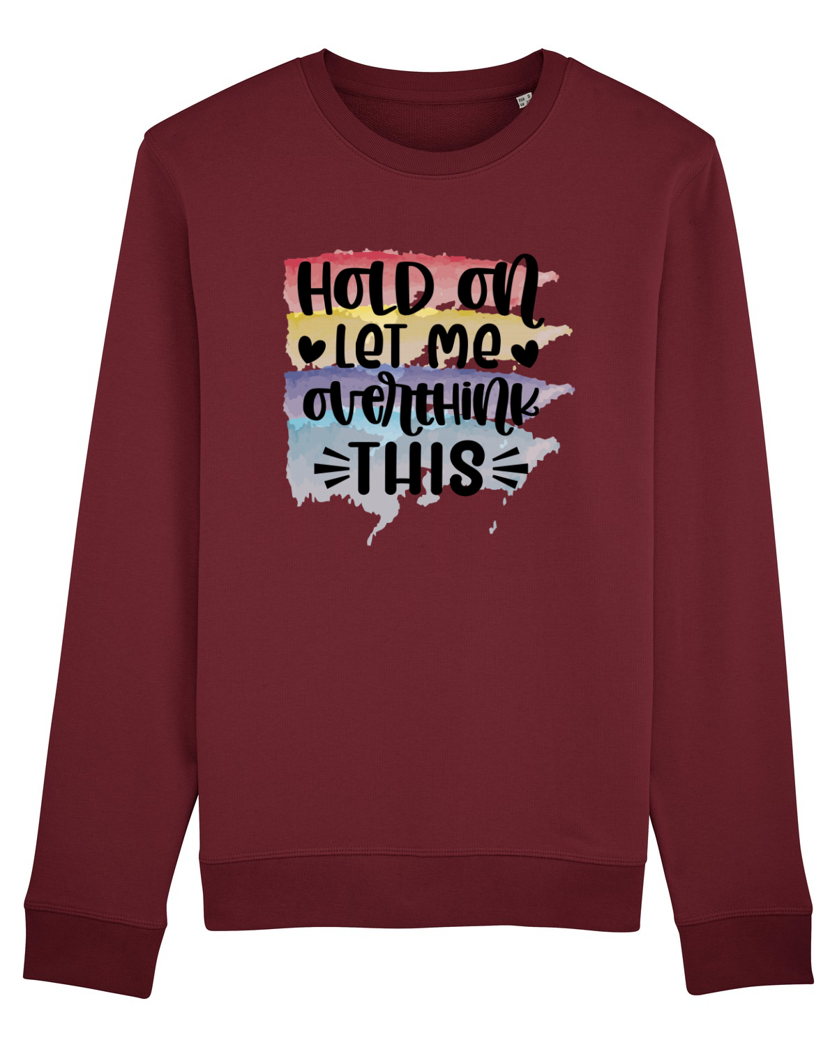 Bluză mânecă lungă Unisex Rise Burgundy