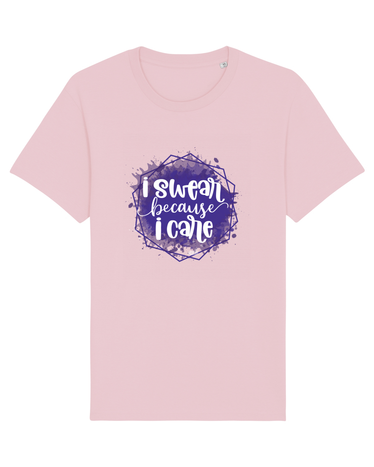 Tricou mânecă scurtă Unisex Rocker Cotton Pink