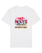 If My Mouth Doesn't Say It Tricou mânecă scurtă Unisex Rocker