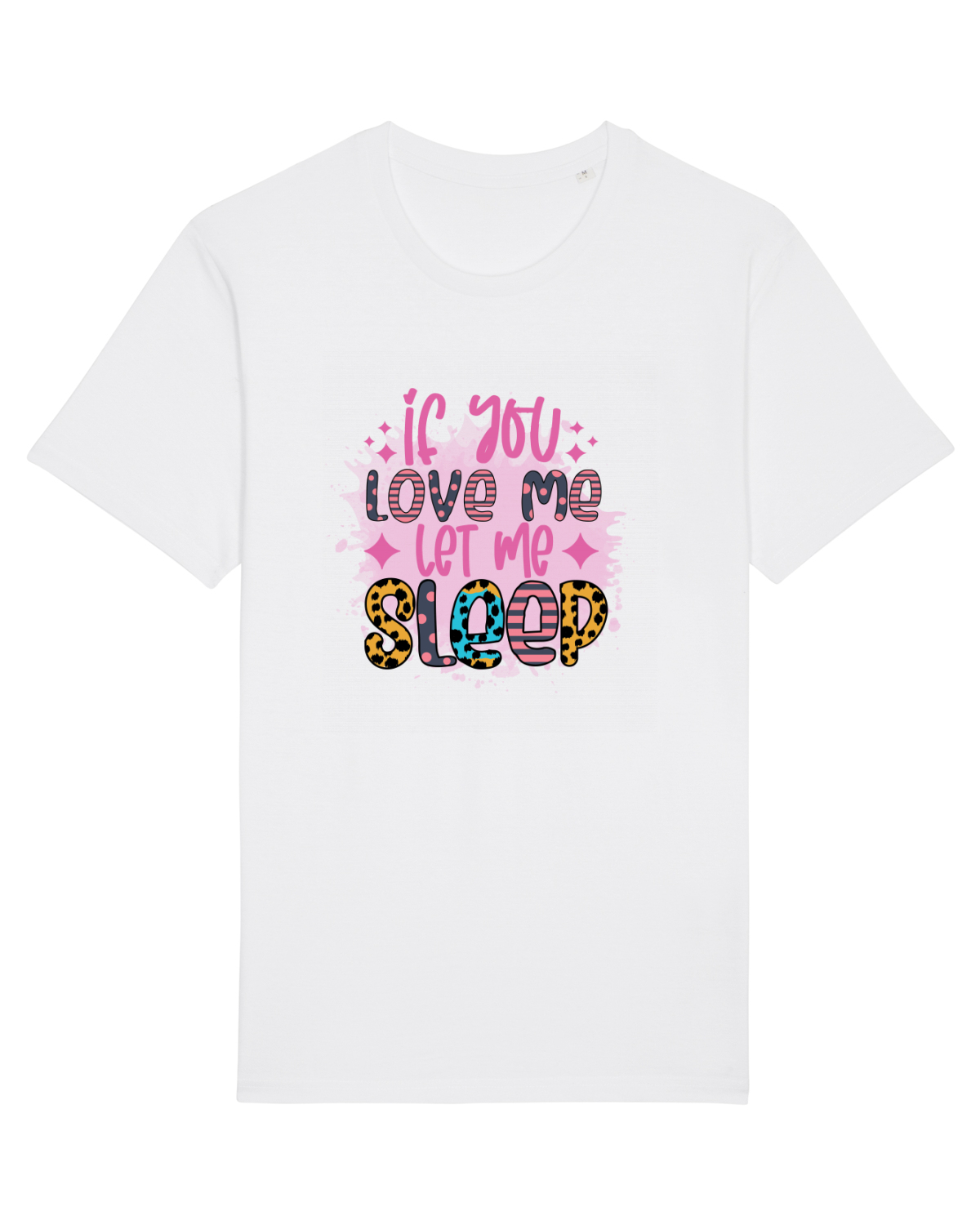 Tricou mânecă scurtă Unisex Rocker White