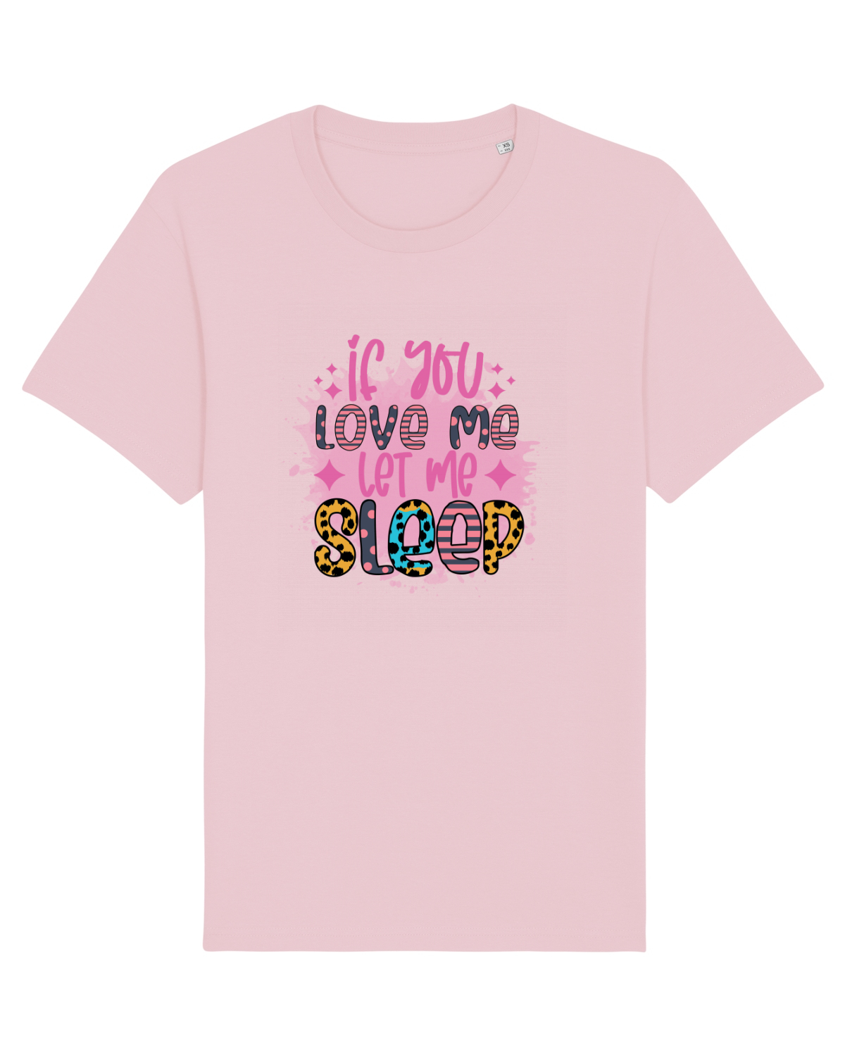 Tricou mânecă scurtă Unisex Rocker Cotton Pink
