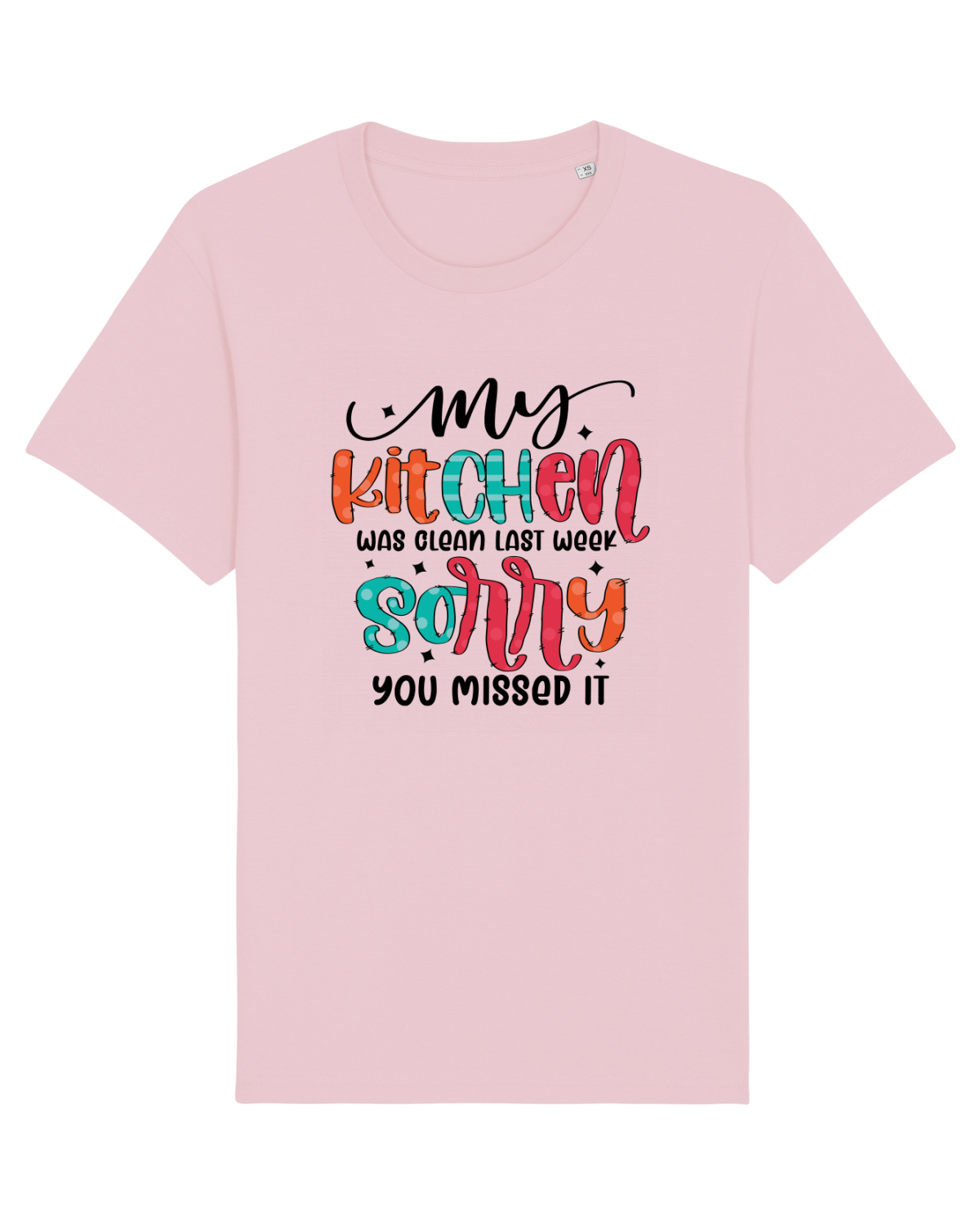 Tricou mânecă scurtă Unisex Rocker Cotton Pink