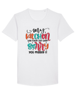 My Kitchen Was Clean Last Week Sorry You Missed It Tricou mânecă scurtă guler larg Bărbat Skater