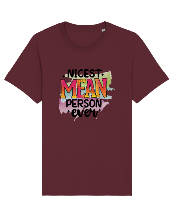 Nicest Mean Pearson Ever Burgundy