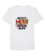 Nicest Mean Pearson Ever Tricou mânecă scurtă guler larg Bărbat Skater