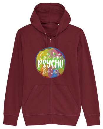 Psycho But Cute Burgundy