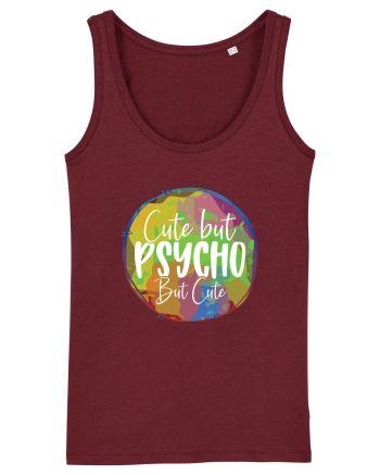 Psycho But Cute Burgundy