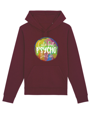 Psycho But Cute Burgundy