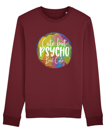 Psycho But Cute Burgundy