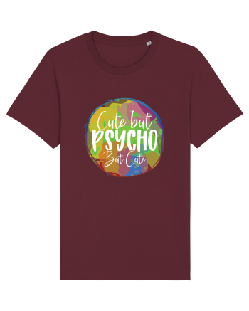 Psycho But Cute Burgundy