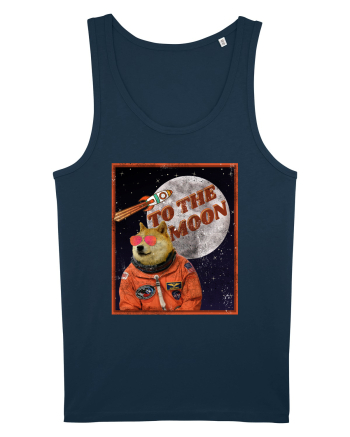 To The moon  Dogecoin Astronaut  Navy