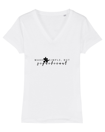 Make It Simple But SIGNIFICANT White