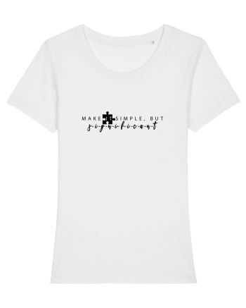 Make It Simple But SIGNIFICANT White