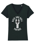 Rock And Roll Vintage Tricou mânecă scurtă guler V Damă Evoker