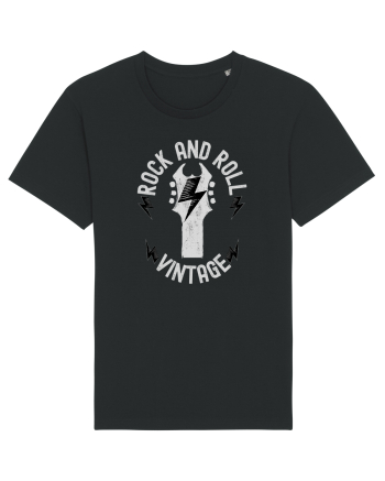 Rock And Roll Vintage Black