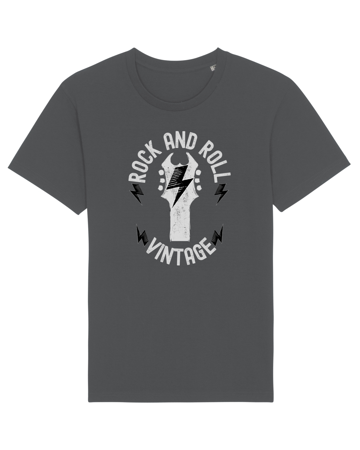 Tricou mânecă scurtă Unisex Rocker Anthracite