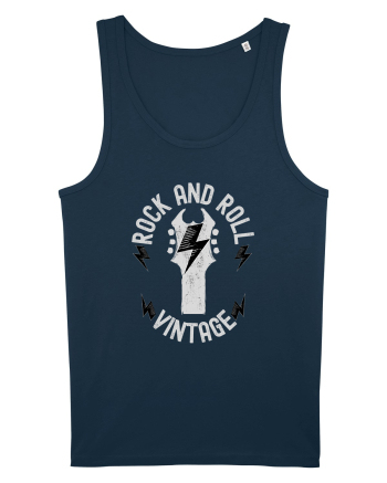 Rock And Roll Vintage Navy
