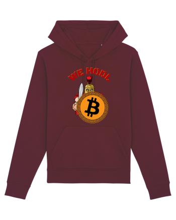 We Hodl Bitcoin Burgundy
