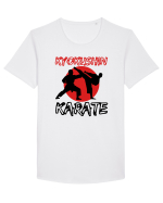 Kyokushin Karate  Tricou mânecă scurtă guler larg Bărbat Skater