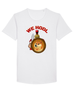 We Hodl Dogecoin  Tricou mânecă scurtă guler larg Bărbat Skater
