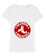 Bujinkan Ninjutsu  Tricou mânecă scurtă guler V Damă Evoker