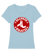 Bujinkan Ninjutsu  Tricou mânecă scurtă guler larg fitted Damă Expresser