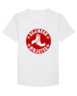 Bujinkan Ninjutsu  Tricou mânecă scurtă guler larg Bărbat Skater