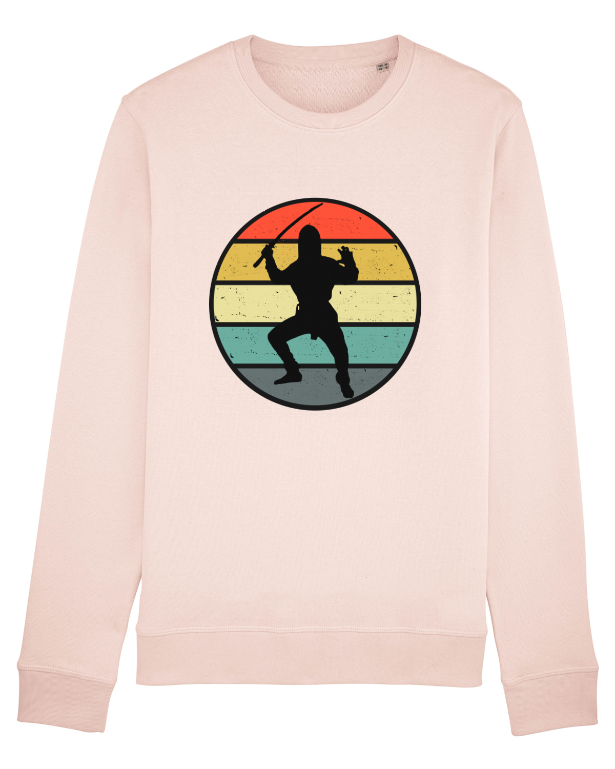 Bluză mânecă lungă Unisex Rise Candy Pink