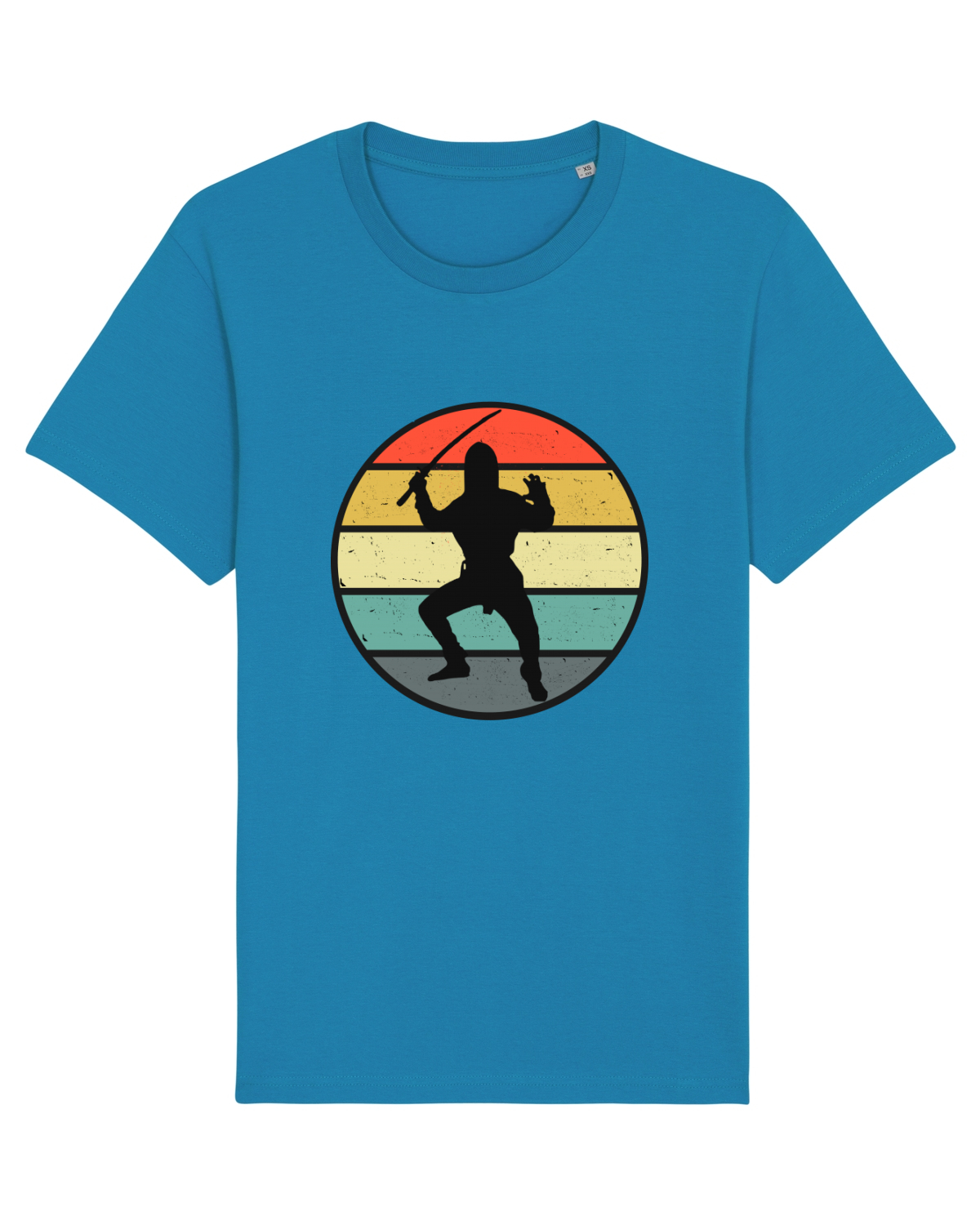 Tricou mânecă scurtă Unisex Rocker Azur