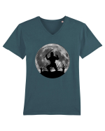  Ninja  Shadow.Ninjutsu Tricou mânecă scurtă guler V Bărbat Presenter