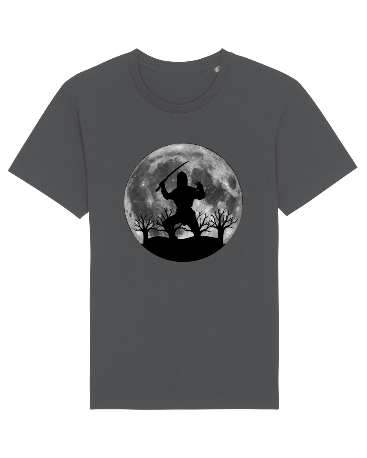 Tricou mânecă scurtă Unisex Rocker Anthracite