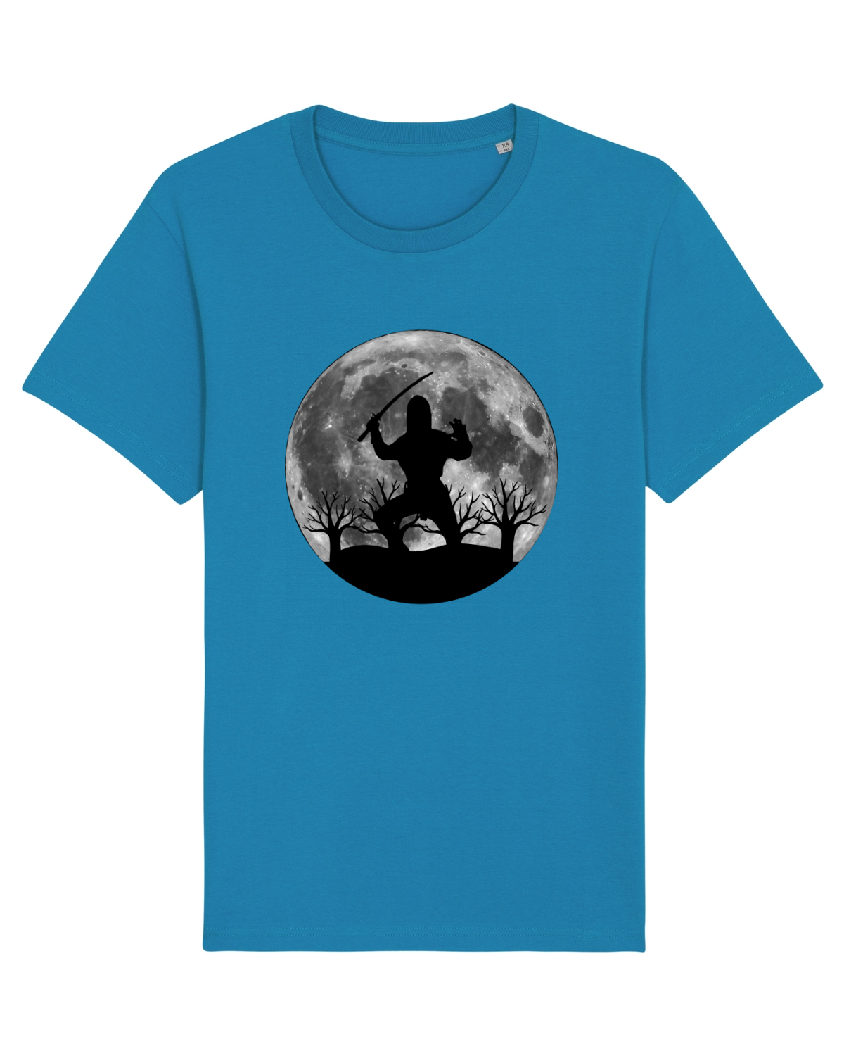 Tricou mânecă scurtă Unisex Rocker Azur