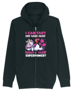 Funny Unicorn Superpower Hanorac cu fermoar Unisex Connector