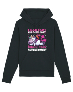Funny Unicorn Superpower Hanorac Unisex Drummer