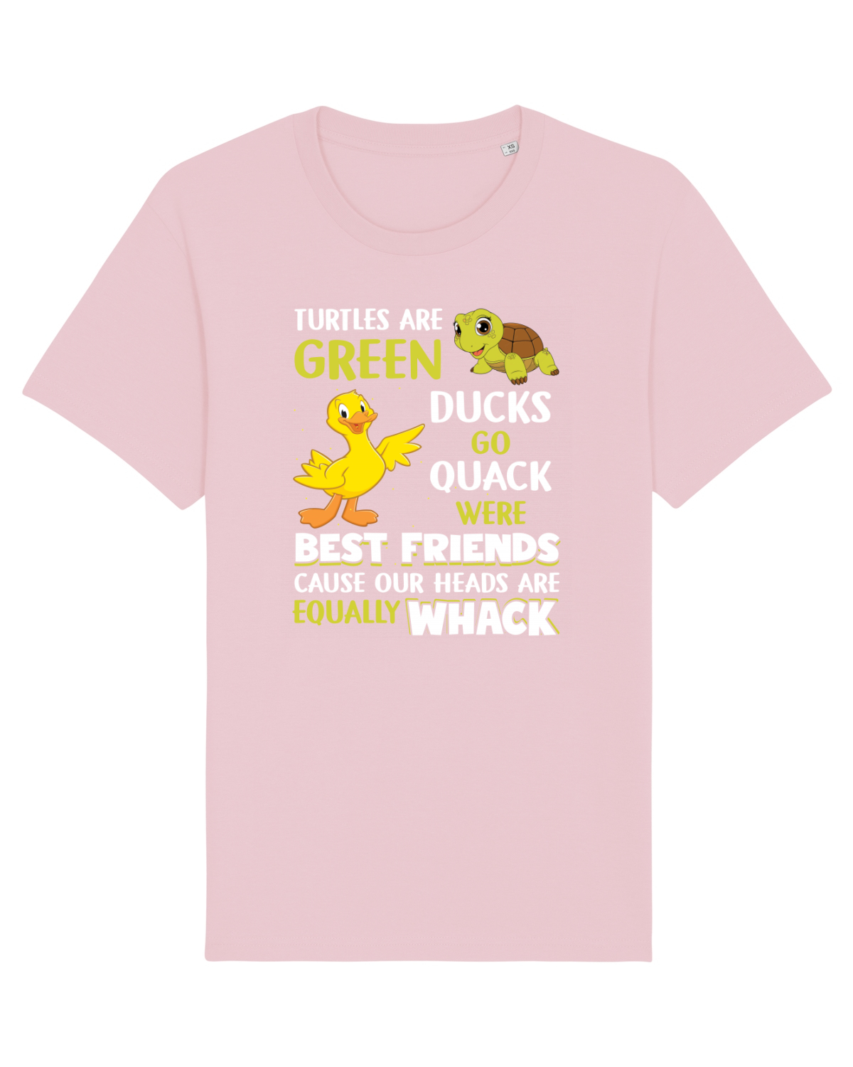 Tricou mânecă scurtă Unisex Rocker Cotton Pink