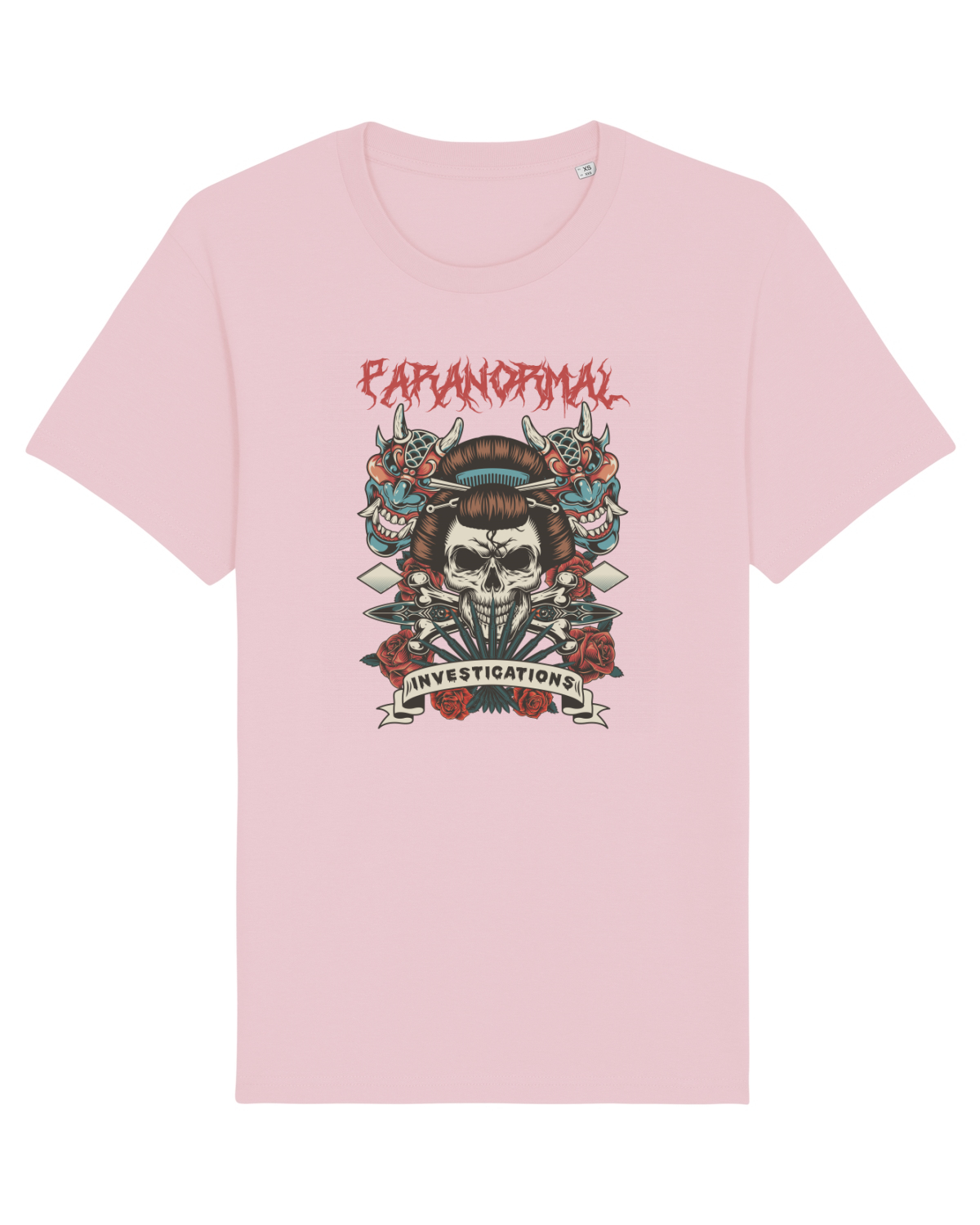 Tricou mânecă scurtă Unisex Rocker Cotton Pink