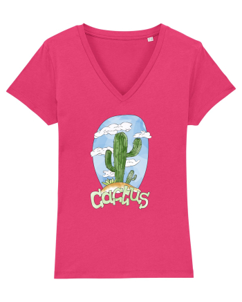 Summer Breeze - Watercolor Cactus Raspberry
