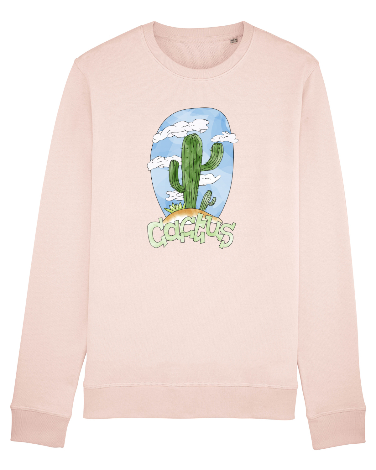 Bluză mânecă lungă Unisex Rise Candy Pink