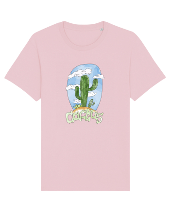 Summer Breeze - Watercolor Cactus Cotton Pink