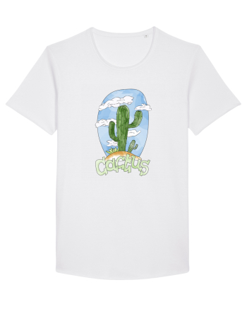 Summer Breeze - Watercolor Cactus White