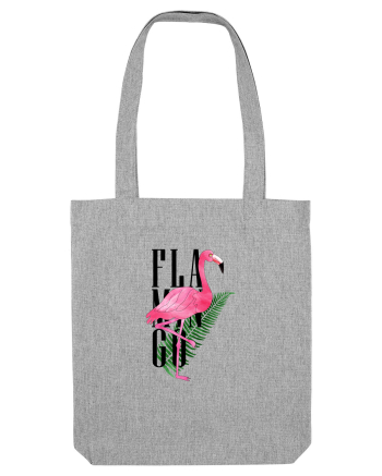 Summer Breeze - Watercolor Flamingo Heather Grey
