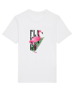 Summer Breeze - Watercolor Flamingo Tricou mânecă scurtă Unisex Rocker