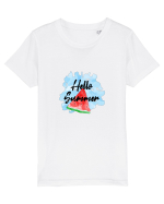 Summer Breeze - Watercolor Hello Summer Watermelon (Pepene) Tricou mânecă scurtă  Copii Mini Creator