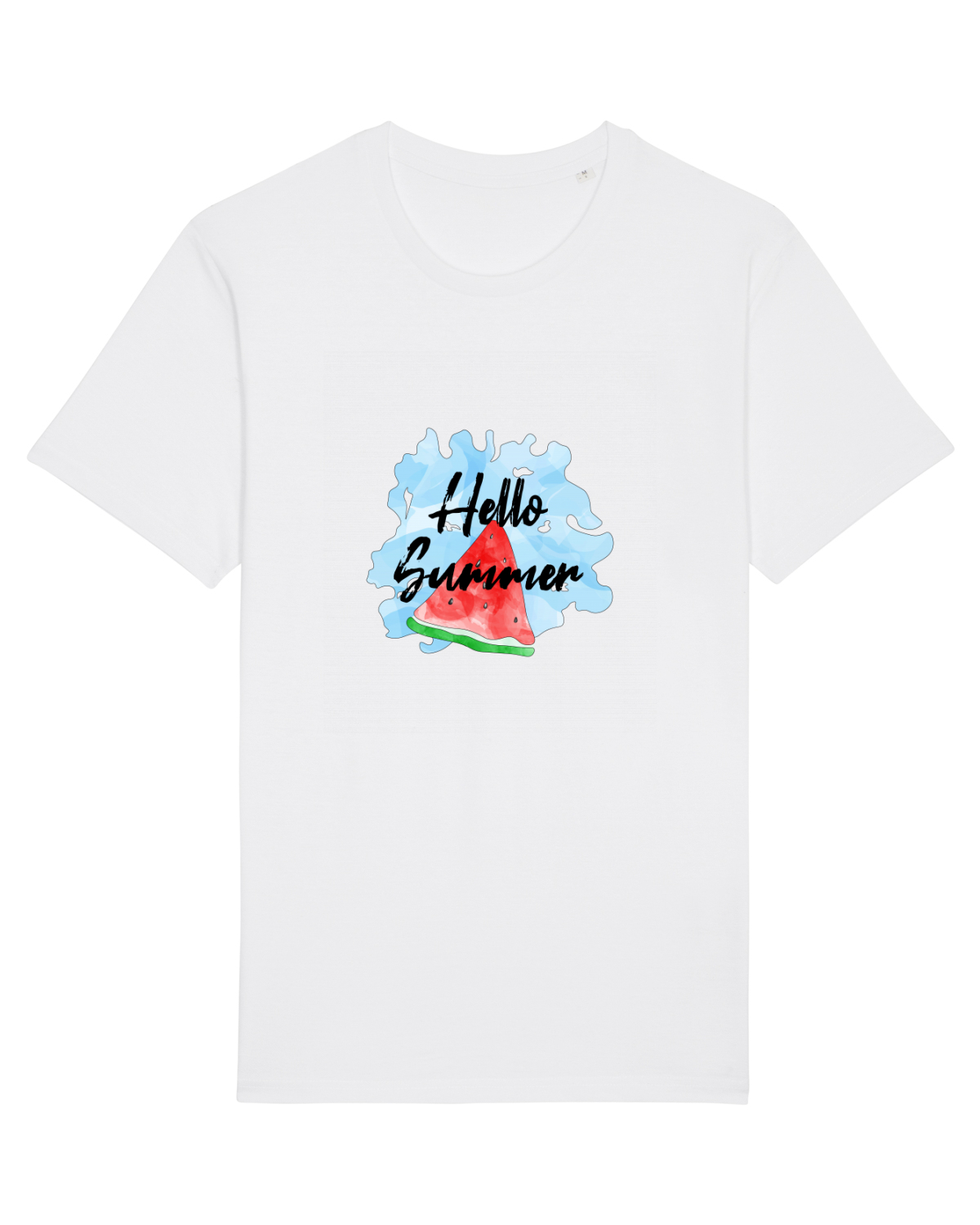 Tricou mânecă scurtă Unisex Rocker White