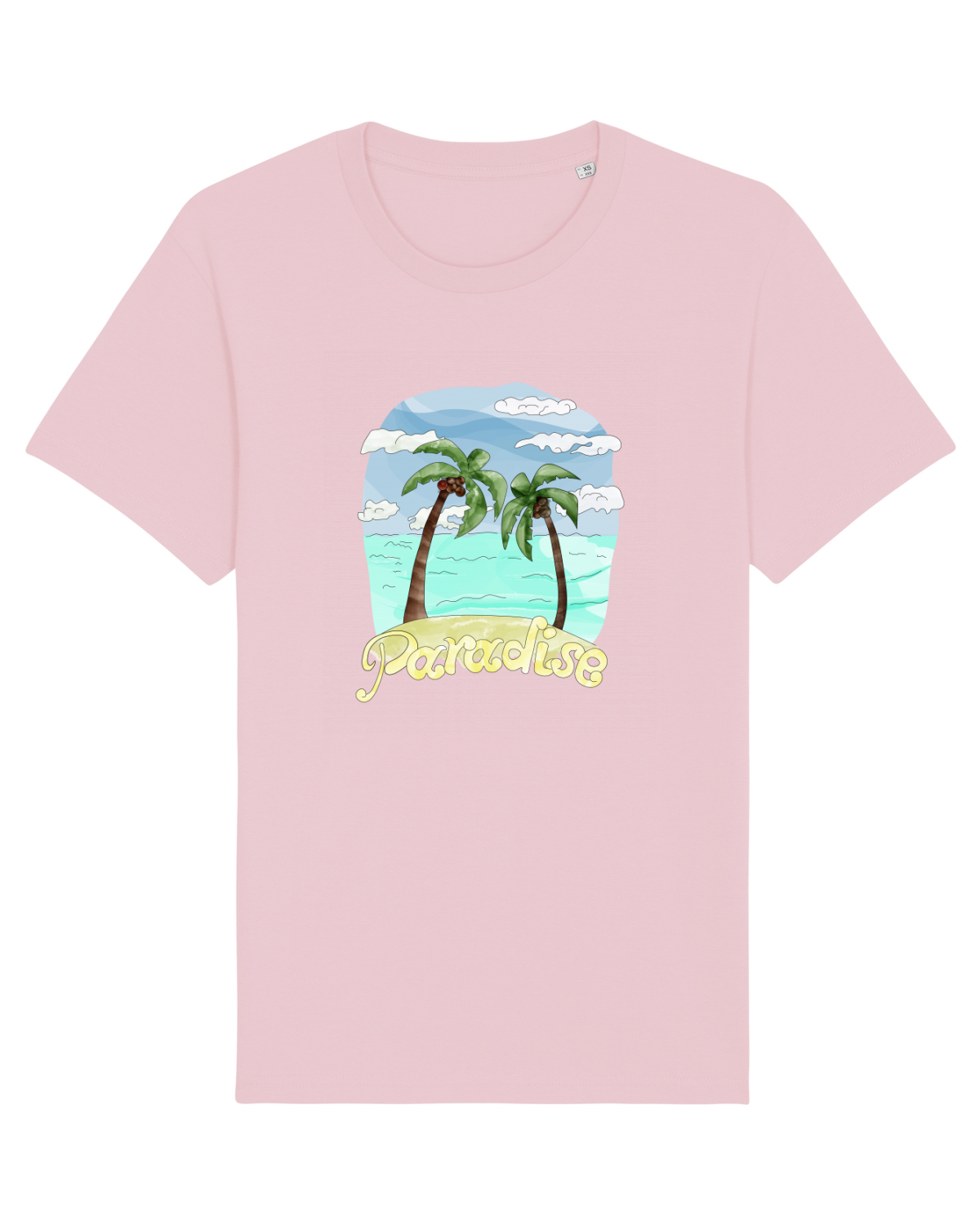 Tricou mânecă scurtă Unisex Rocker Cotton Pink