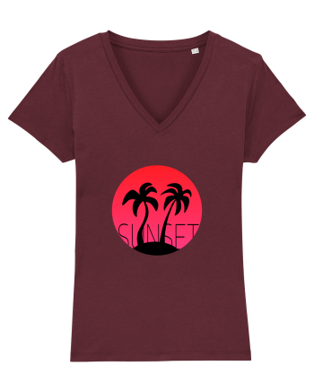 Summer Breeze - Gradient Sunset (Apus) Burgundy